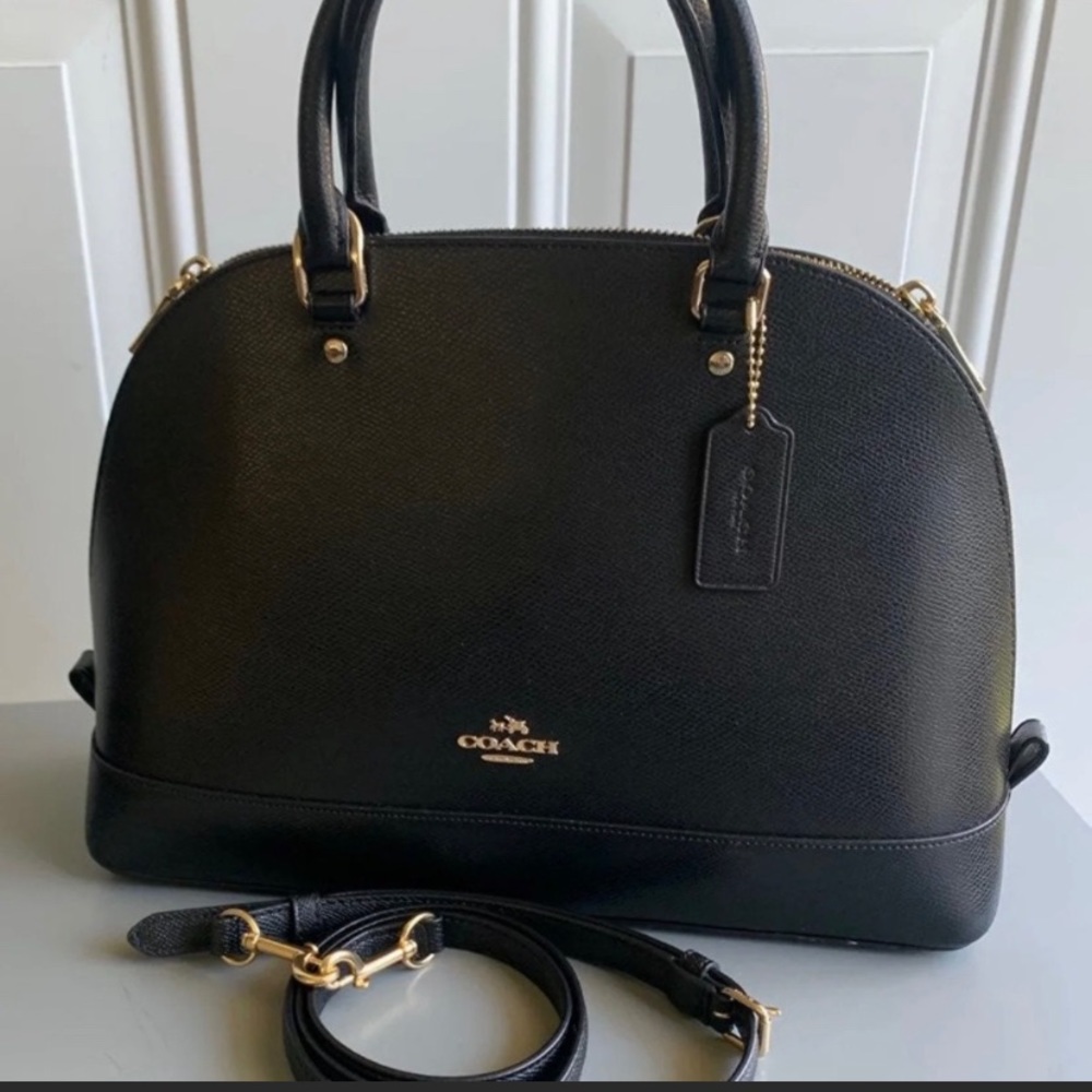 Coach Black Large Dome Satchel